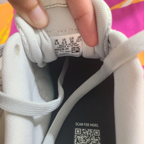 Puma Light Gray and White Casual Sneakers - Picture 7 of 7